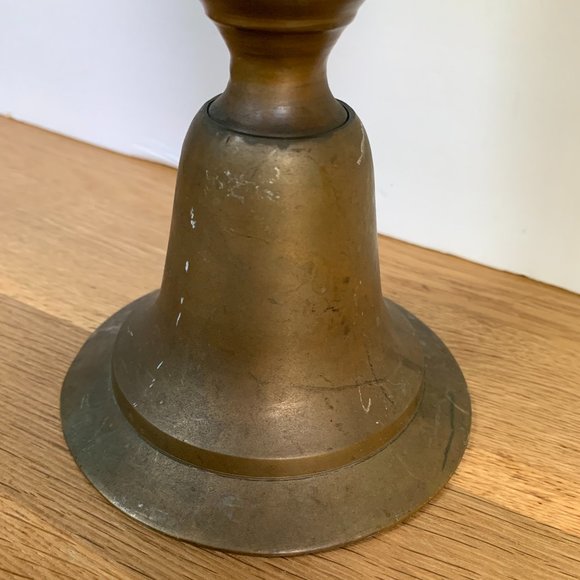 VTG 17" Tall Brass Candle Holder Bohemian Decor Boho - Picture 3 of 10